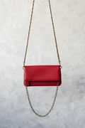 Bolso de piel rojo Liberta