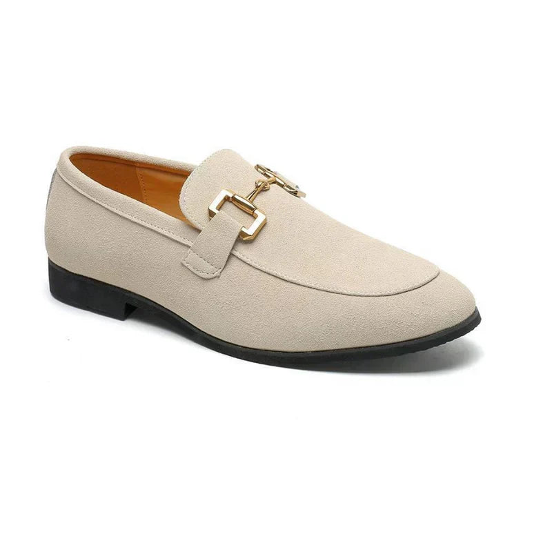 Omar Zapatos de lujo en ante