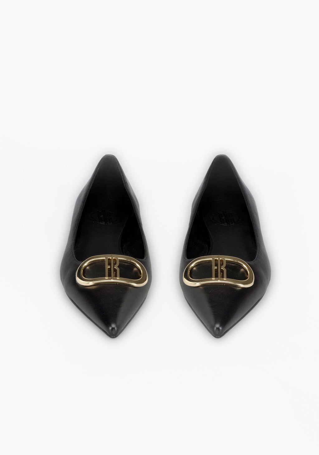 Pumps with Gold Buckle