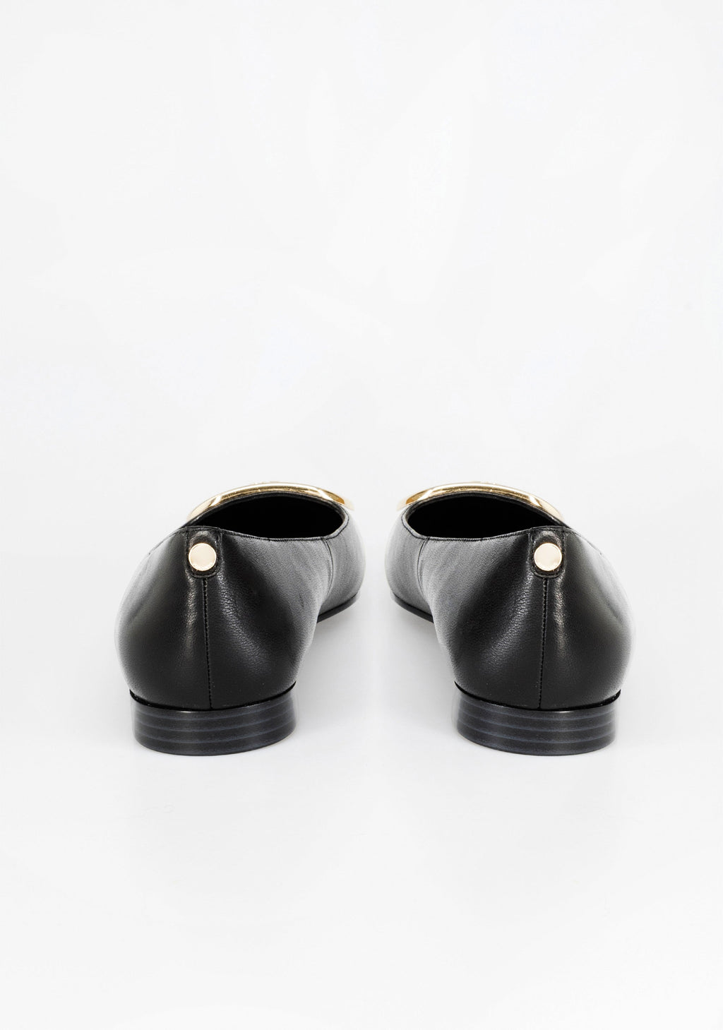 Pumps with Gold Buckle