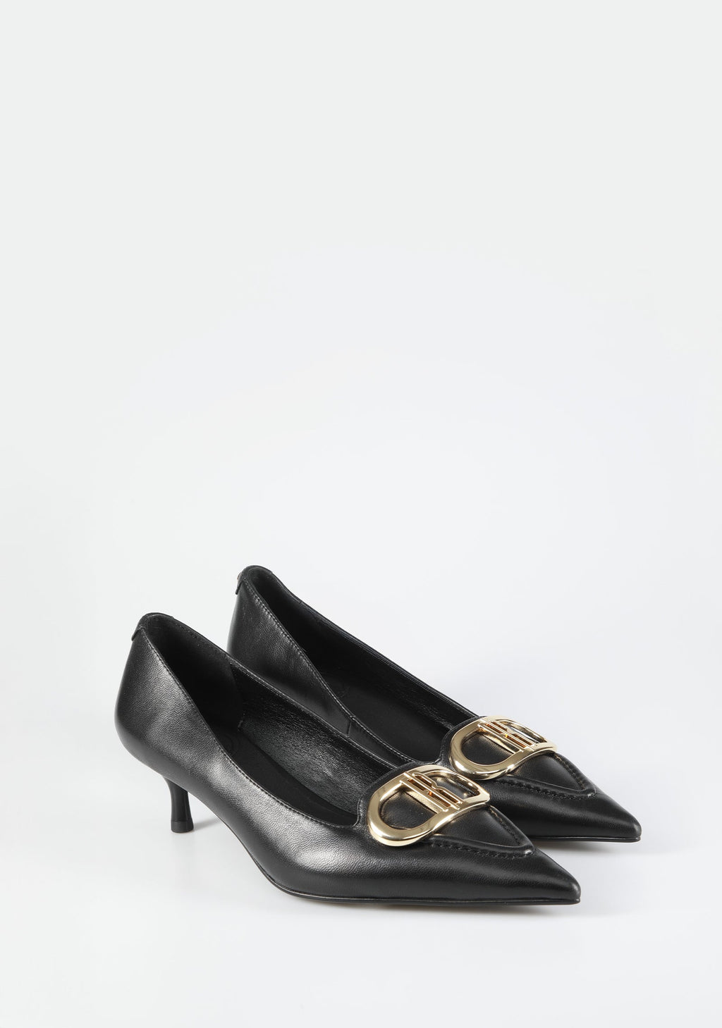Pointed-Toe Heels with Low Heel