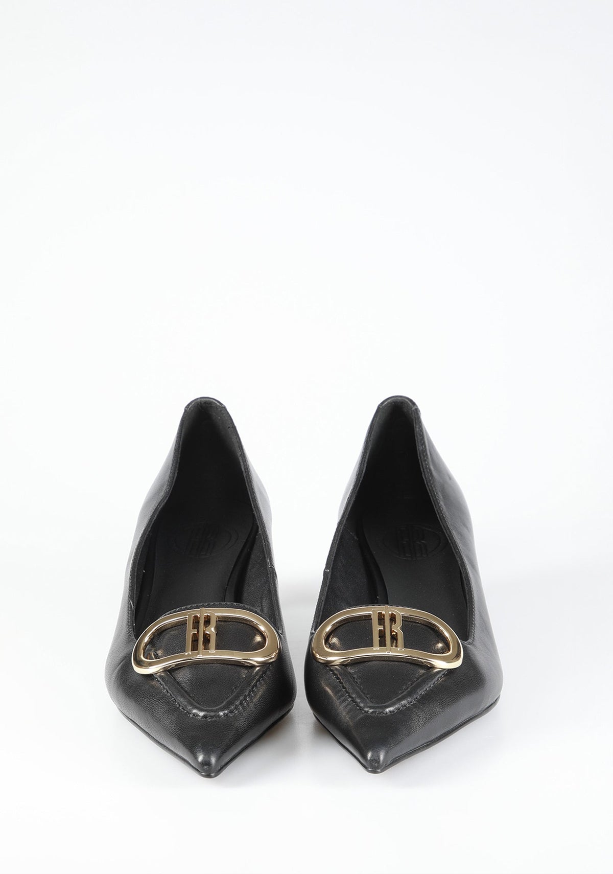 Pointed-Toe Heels with Low Heel