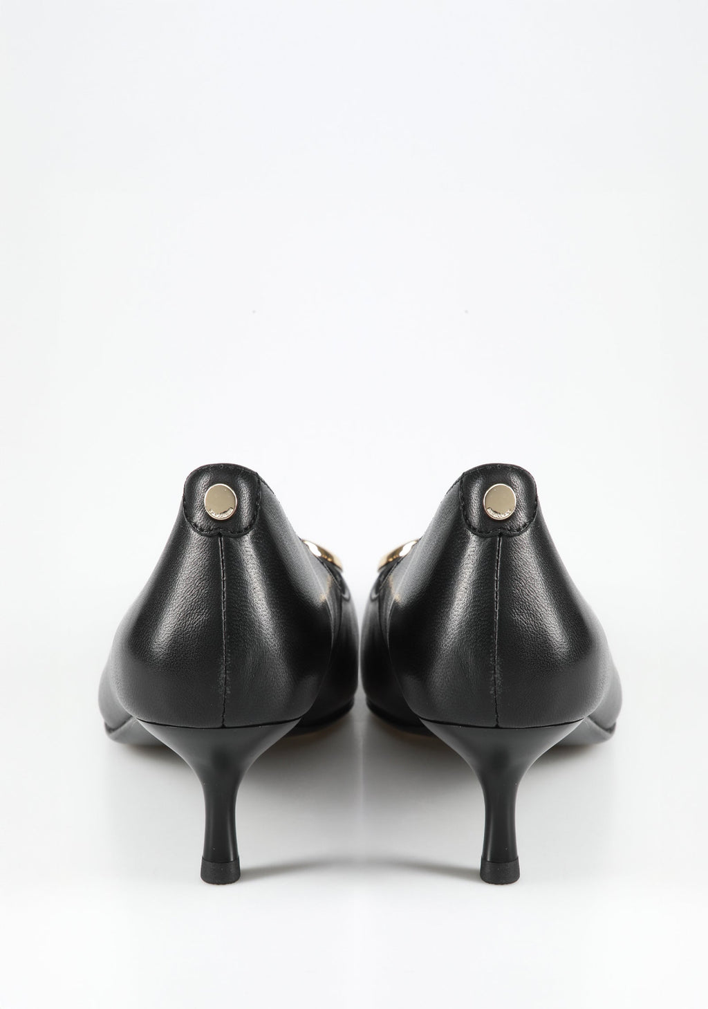Pointed-Toe Heels with Low Heel