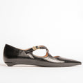 Pointy ballerina shoes