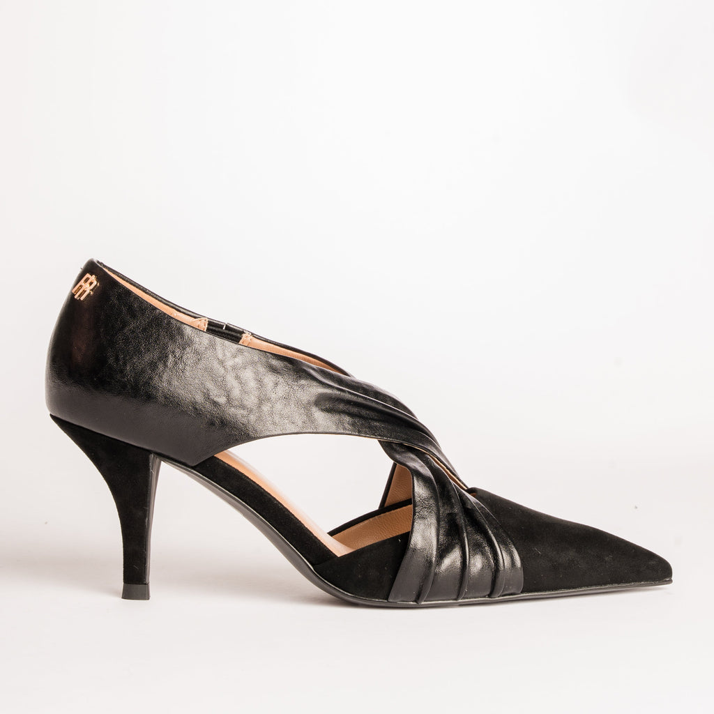 Belina | Zapatos de tacón bajo de Ponty con tiras
