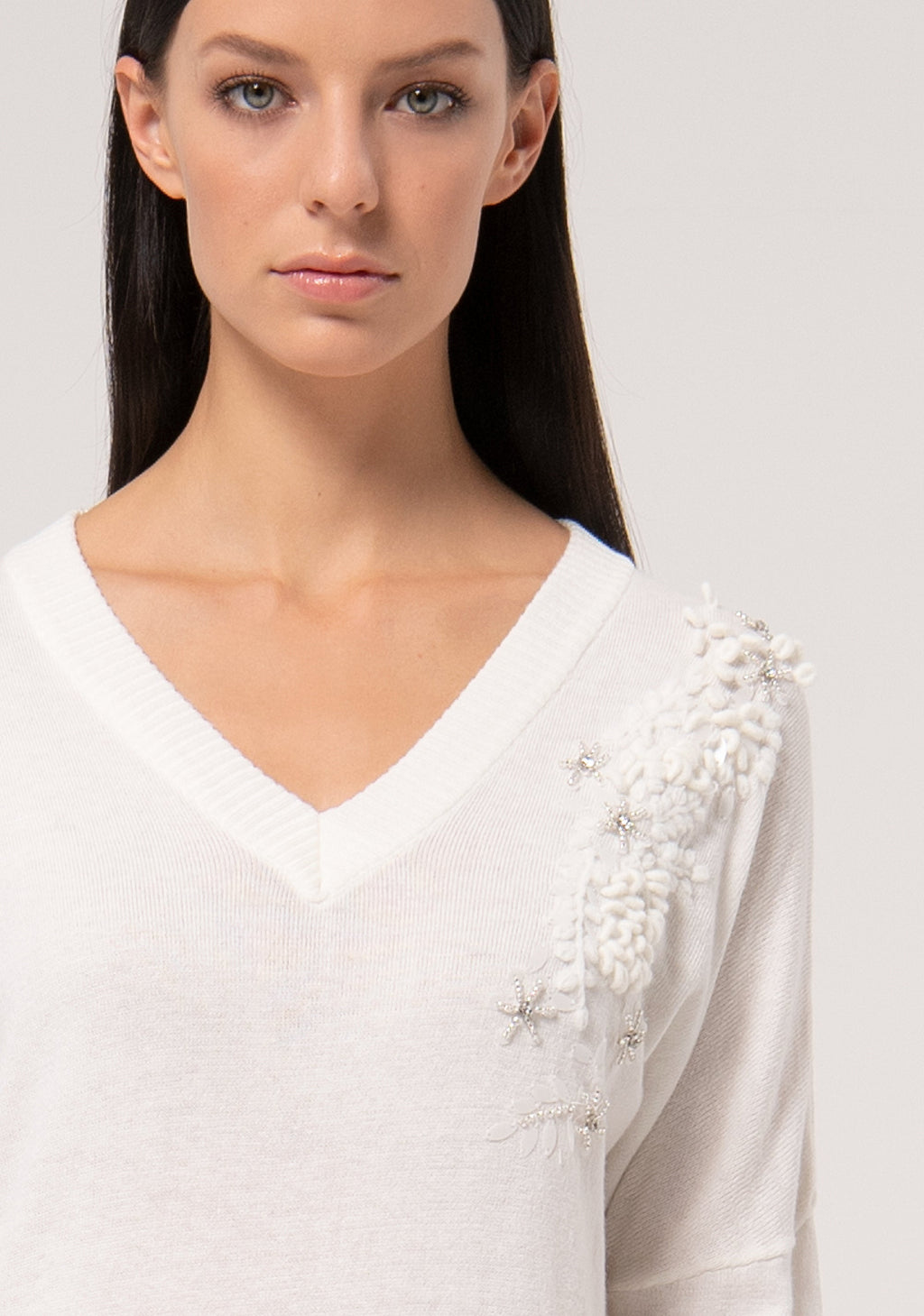 Mini knitted dress slim fit with angora