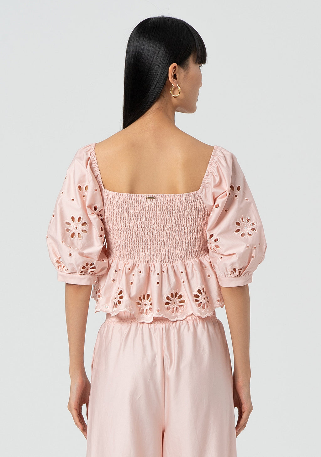 Top cropped made in cotton