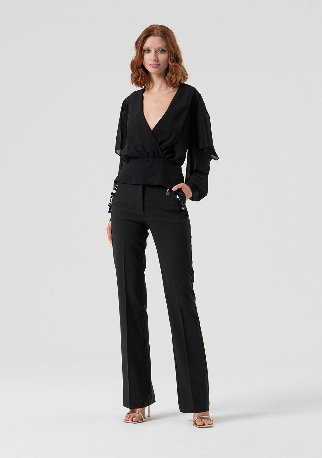 Emily | Blusa de corte recto confeccionada en georgette
