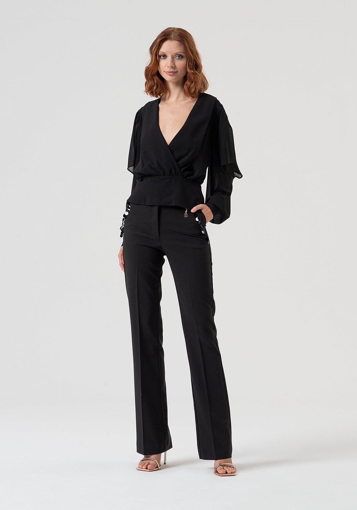 Emily | Blusa de corte recto confeccionada en georgette