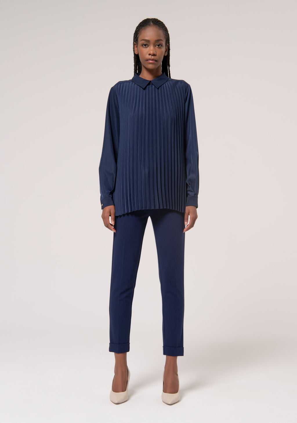 Madison | Blusa de corte amplio con efecto plisado