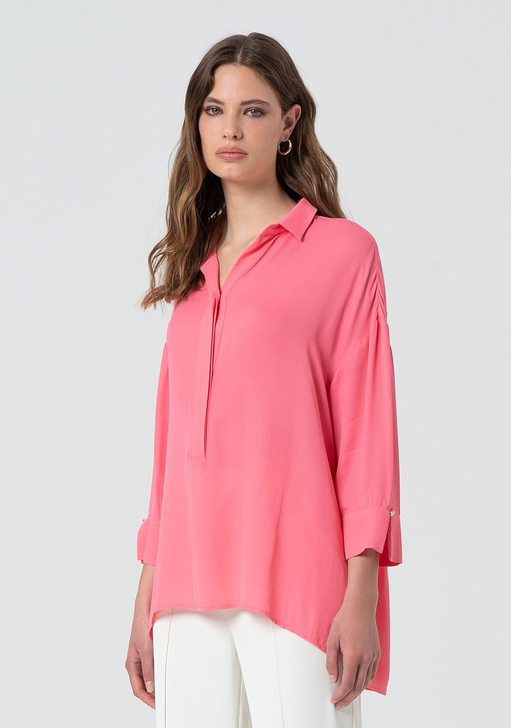 Blouse wide fit made in viscose
