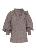 Mariane | Blusa de corte en A confeccionada en algodón a rayas