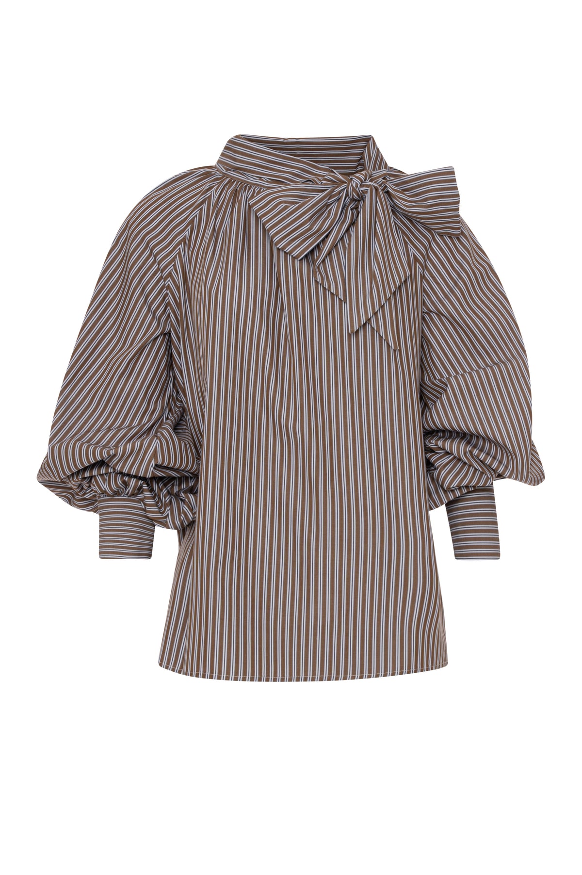 Mariane | Blusa de corte en A confeccionada en algodón a rayas