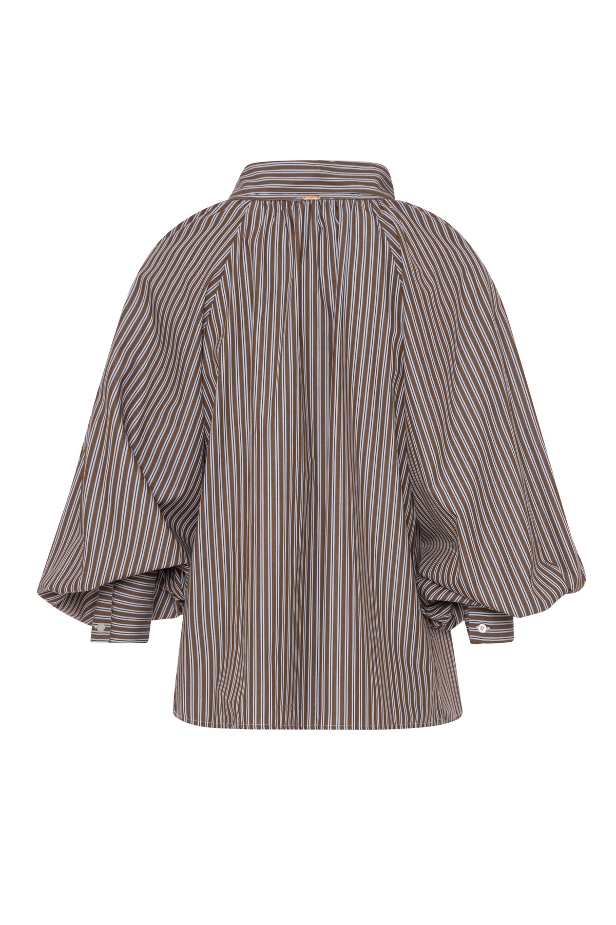 Mariane | Blusa de corte en A confeccionada en algodón a rayas