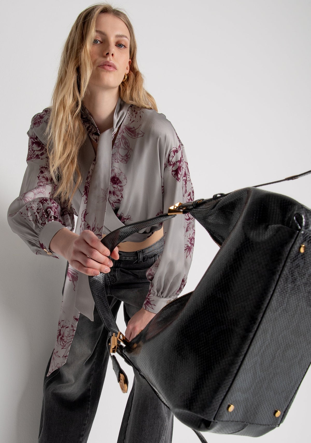 Estella | Blusa corta con estampado floral