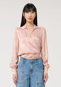 Chloe | Blusa de corte recto confeccionada en viscosa