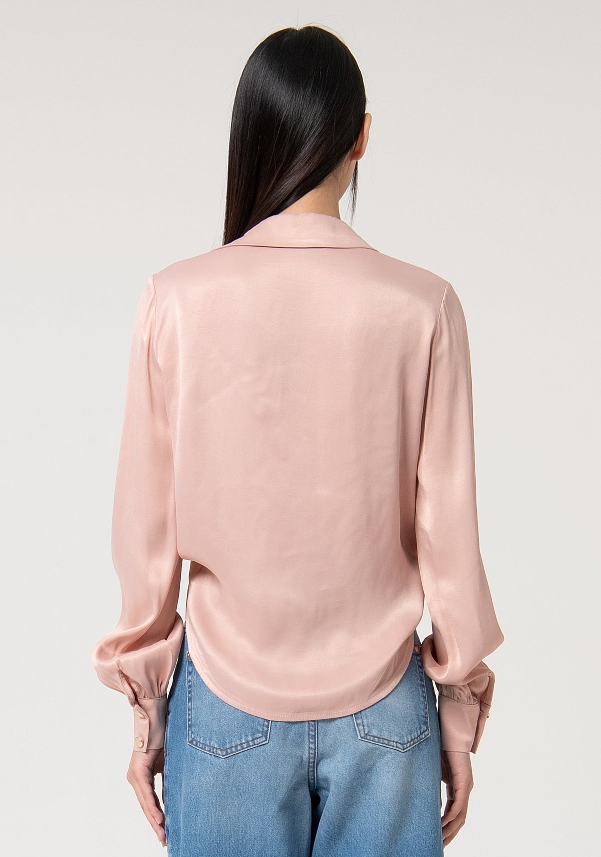 Chloe | Blusa de corte recto confeccionada en viscosa