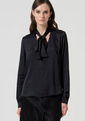 Blouse regular fit made in satin