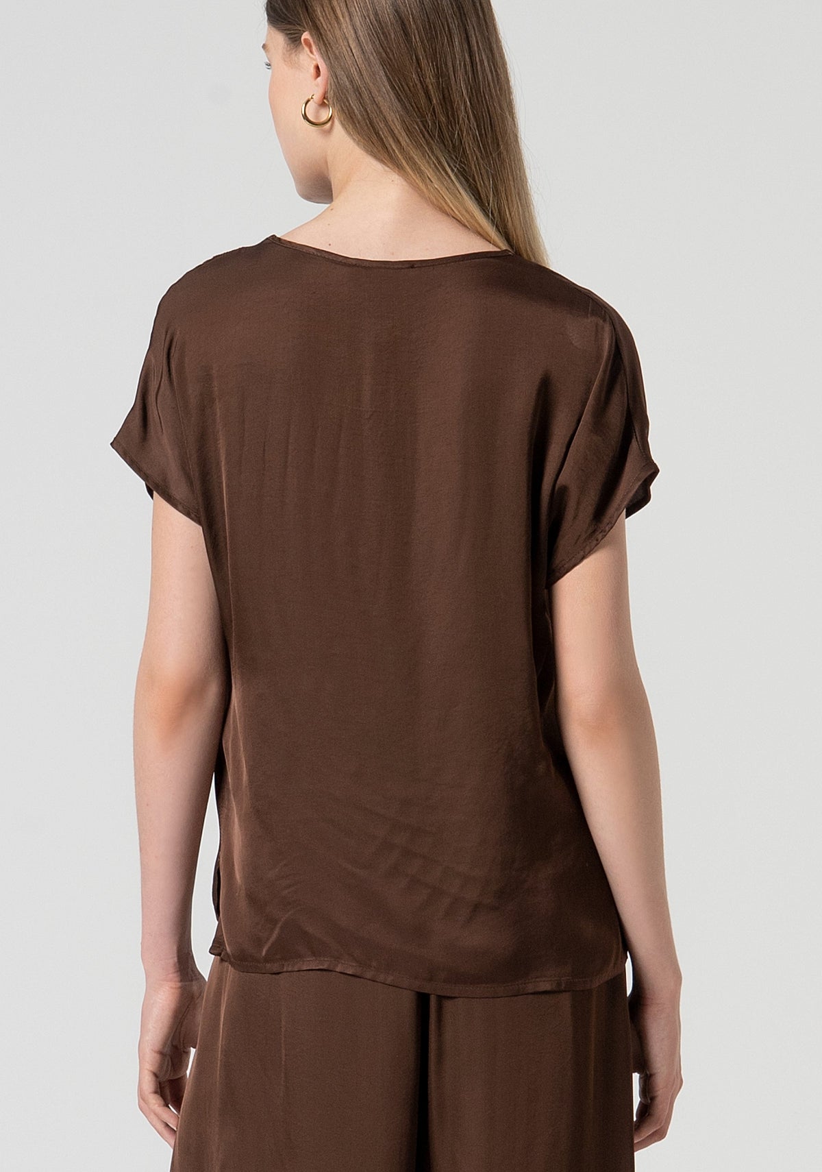 Blouse loose fit made in viscose