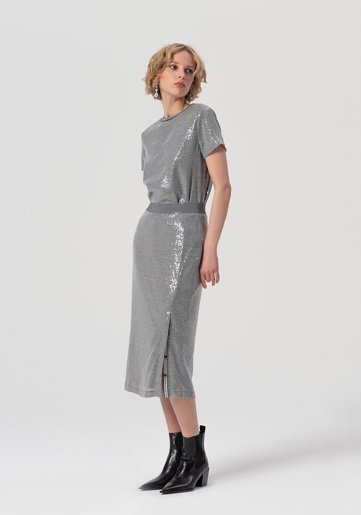 Grace | Blusa de corte recto con lentejuelas