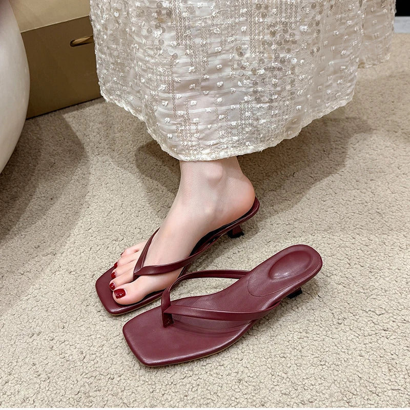 Sandalias de tacón bajo Lunac