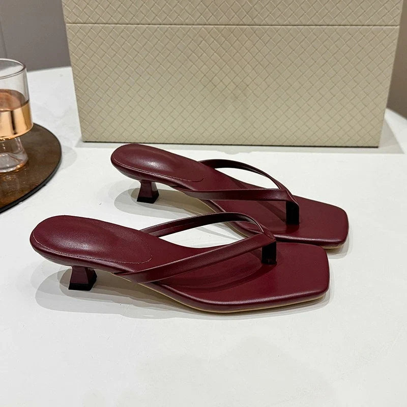 Sandalias de tacón bajo Lunac