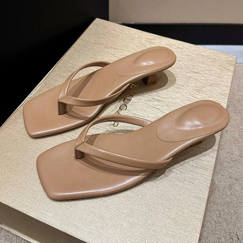 Sandalias de tacón bajo Lunac