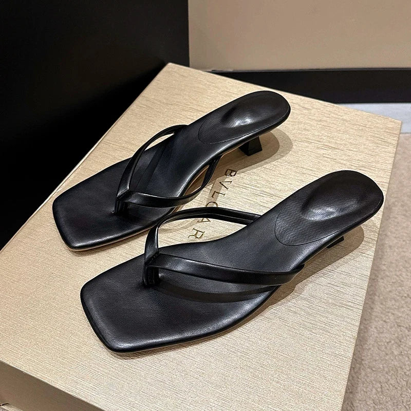 Sandalias de tacón bajo Lunac