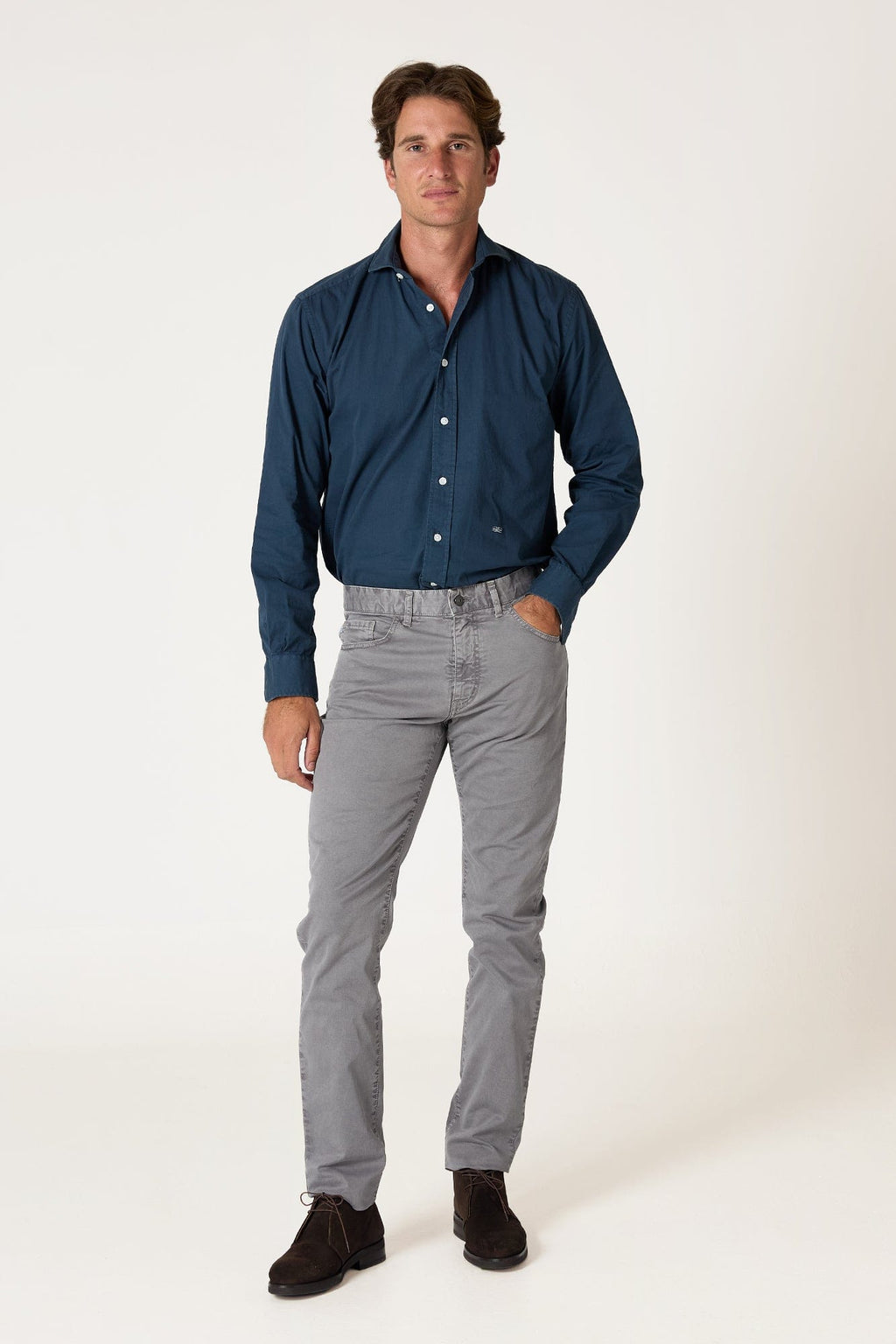 El Pocket Pantalón Gris Santurce
