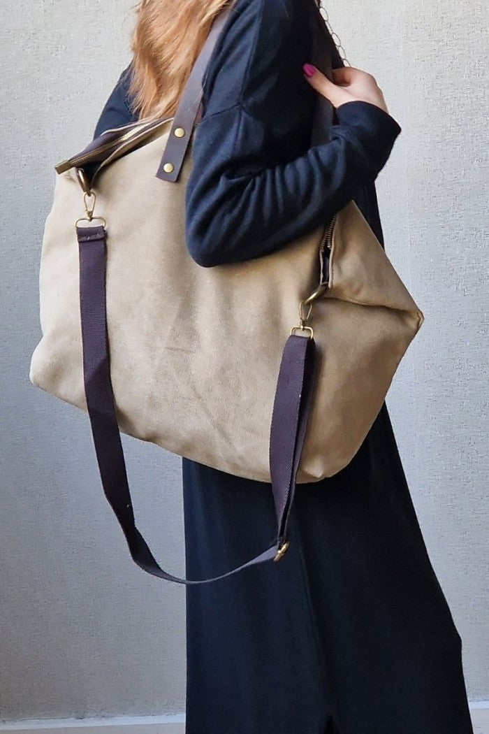 Bolso Oversize Loveta topo