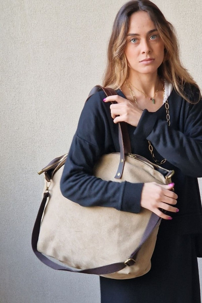Bolso Oversize Loveta topo