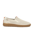 LEONARDO Zapatillas sin cordones color topo